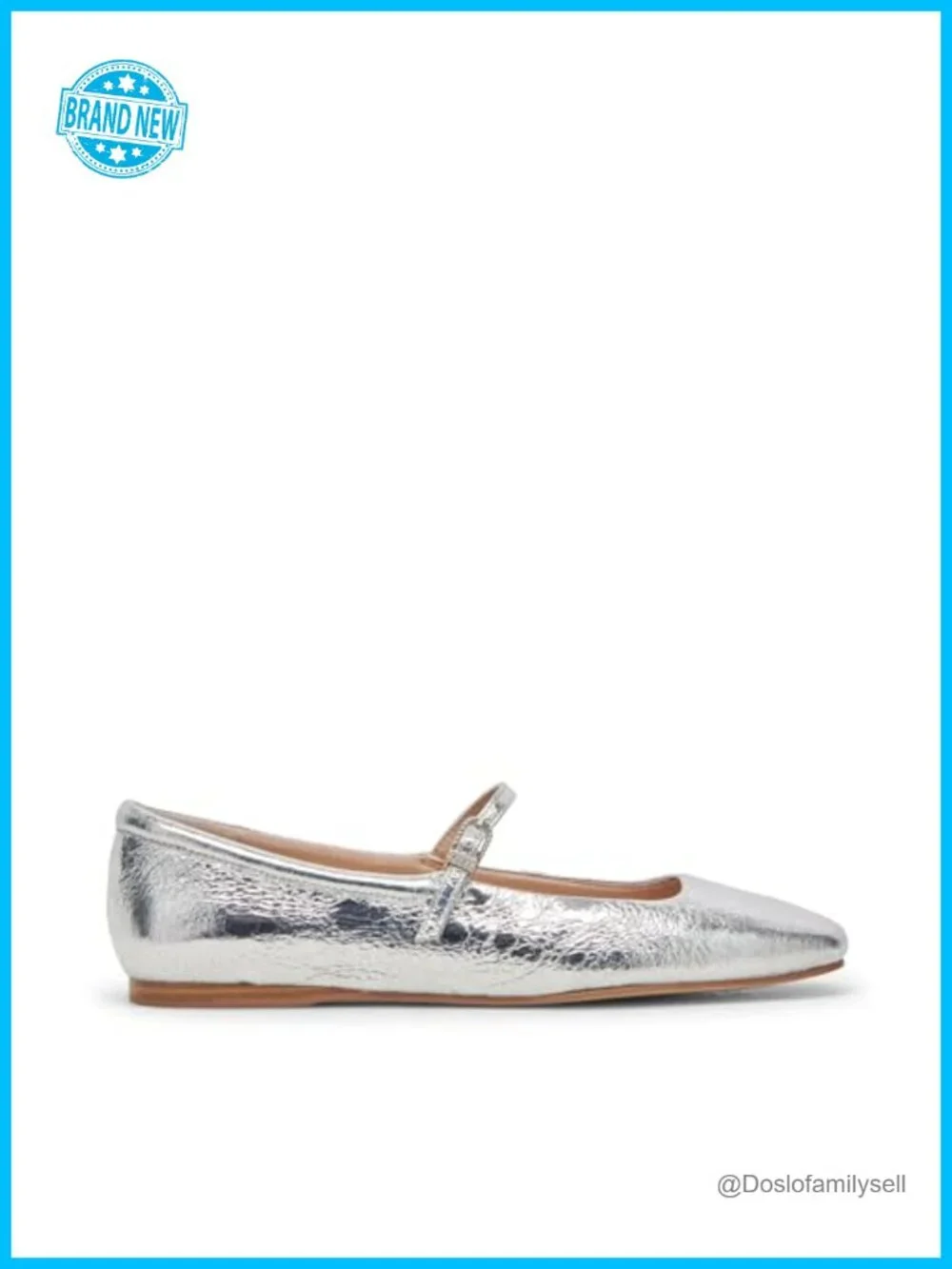 Dolce Vita Reyes Ballet Flats Round Toe Leather Buckle Comfort